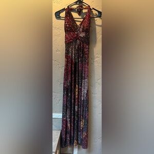 Elegant Paisley maxi dress by OCEAN BREEZE. MEDIUM